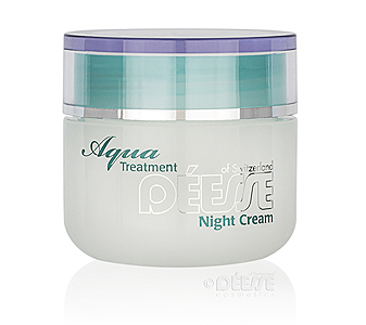 Die Aqua Treatment Nachtcreme  gibt intensive Nachtpflege, die den Feuchtigkeitshaushalt Ihrer Haut verbessert und sie mit wichtigen Nährstoffen versorgt.